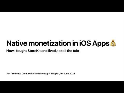 Native Monetization in iOS Apps - How I fought StoreKit and lived to tell the tale