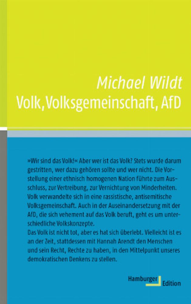 Volk, Volksgemeinschaft, AfD