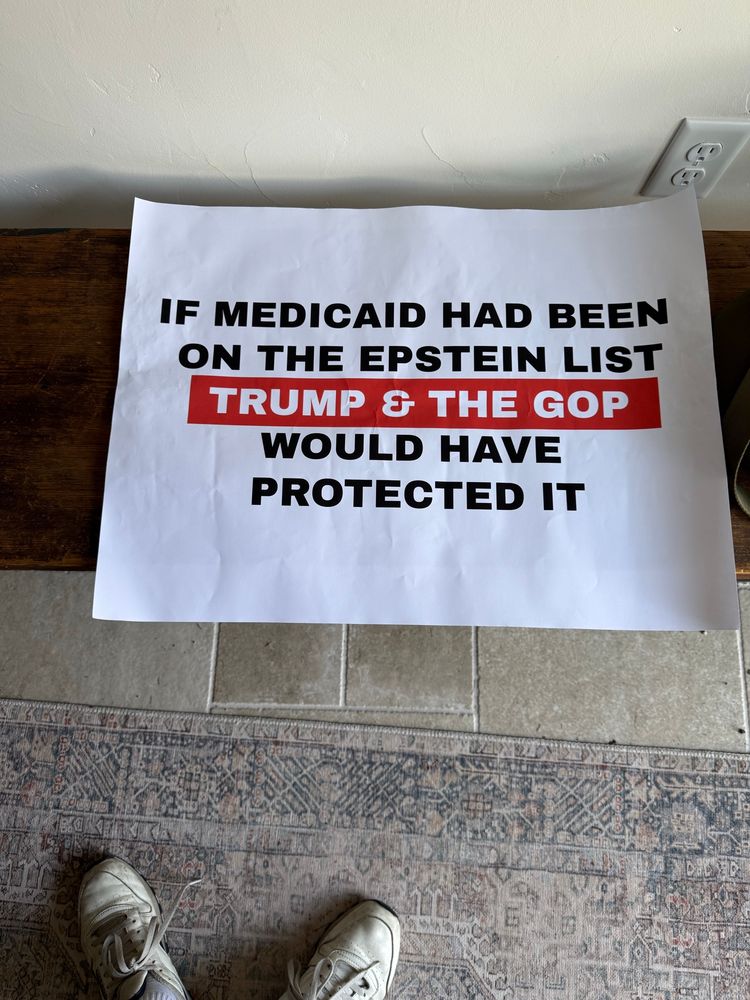 If Medicaid had been on the Epstein list Trump & the GOP would have protected it. 