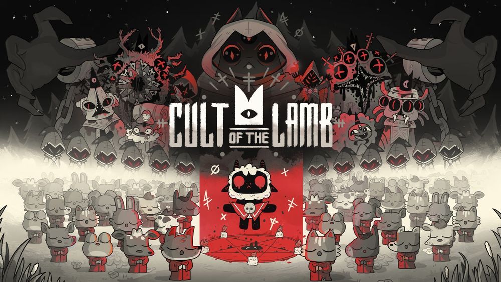 Cult of the lamb steam page/cover art