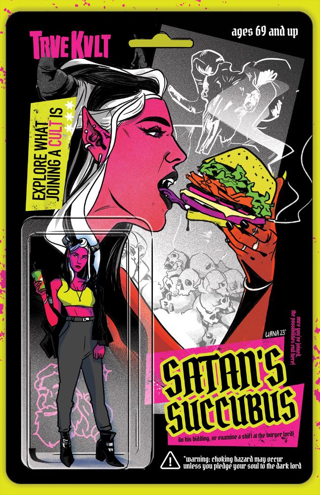 Satan's Succubus toy illustration for TRVE KVLT comic