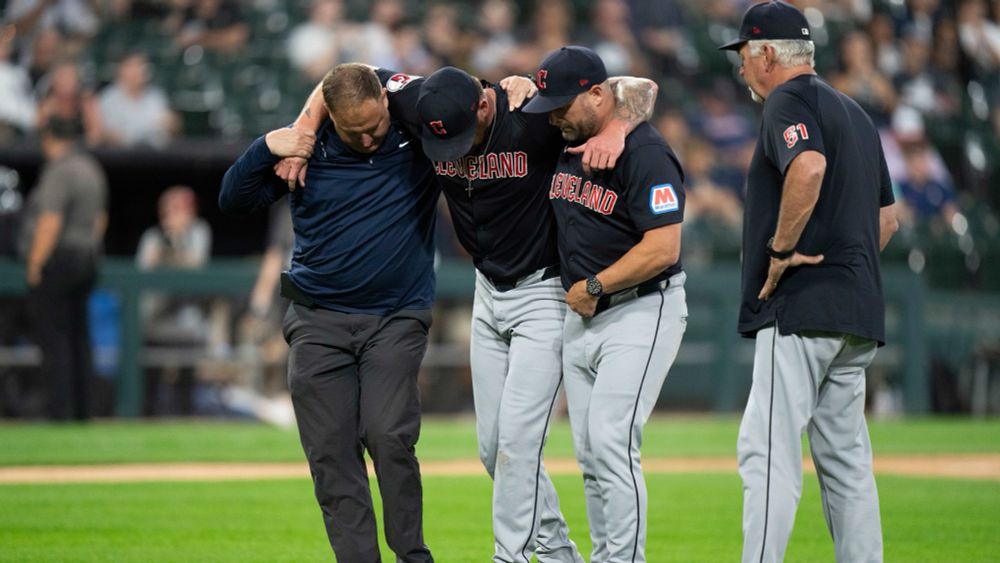 Disaster avoided as Guardians pitcher does not have major injury