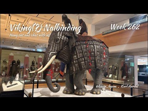Viking (?) Nalbinding with Karin & Karl; Week 262