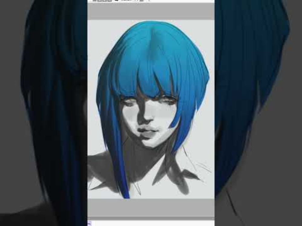 Sketch portrait #shorts #drawing #timelapse