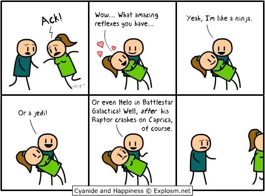 Cyanide and Happiness comic that pokes fun at StarWars fans 
By Matt Melvin