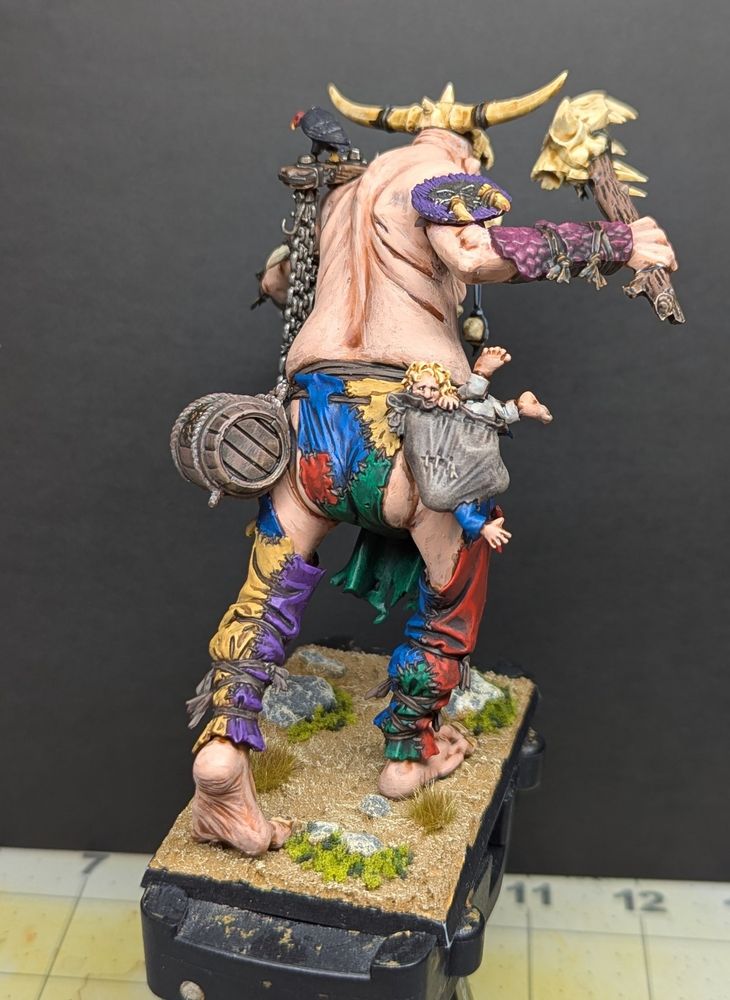 A painted Giant for Warhammer the Old World