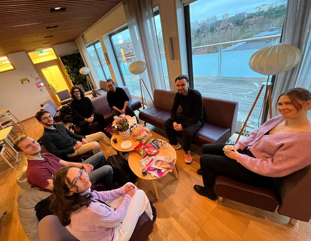 AIME team fika in our cozy lunch room.