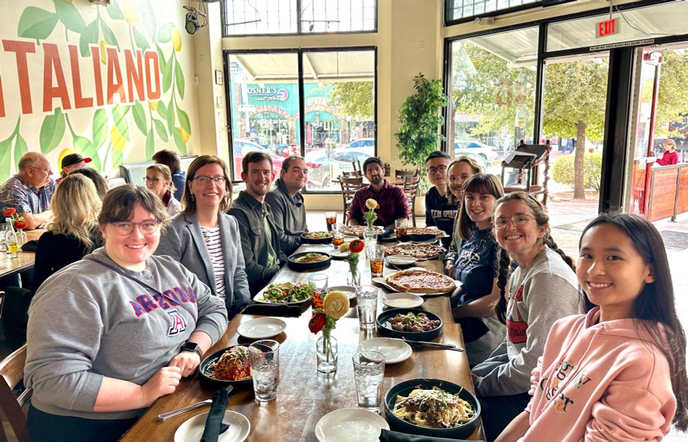 The Tomat group at the 2024 holiday lunch
