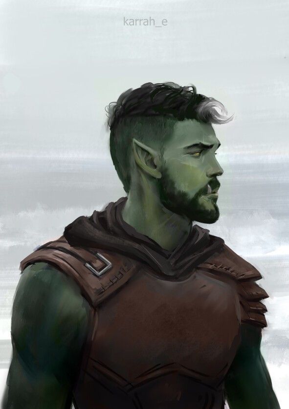 Painterly Fjord on an overcast day at the seaside