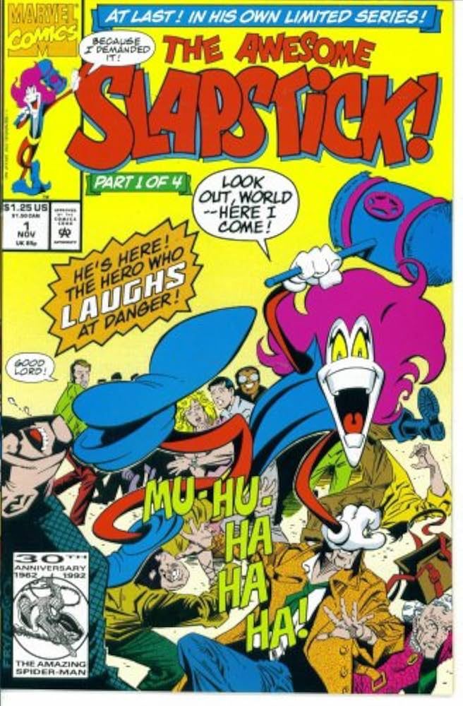 Cover for the first ever issue of Marvel’s Slapstick