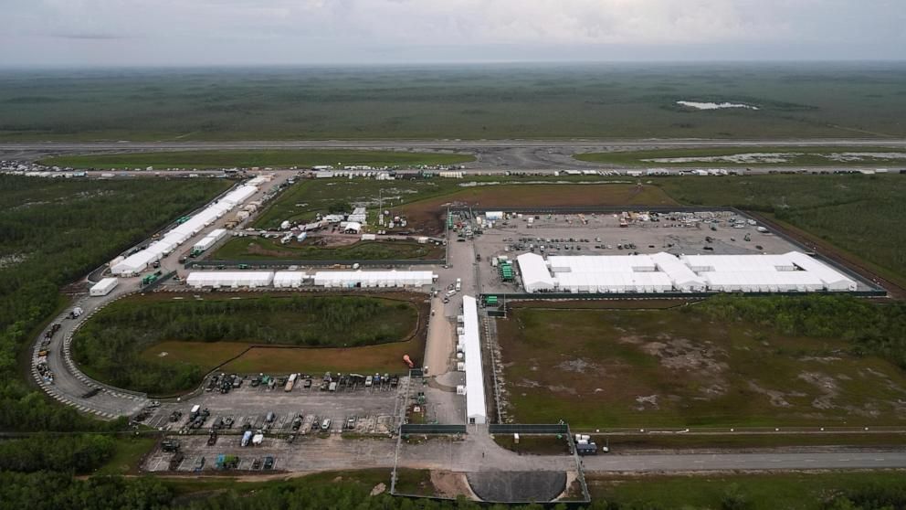 The federal government has asked a Miami judge to pause her order to close an immigration detention center in Florida's Everglades, known as "Alligator Alcatraz."
