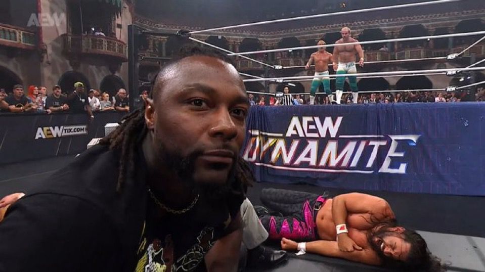 Swerve aura farming on AEW Dynamite