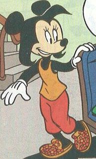 Mickey Mouse comic book character Felicity Fieldmouse

She is Mickey's older sister