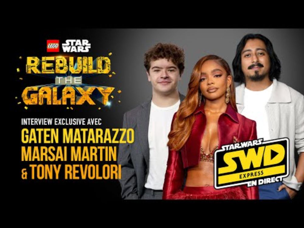 LEGO Star Wars:  Rebuild the Galaxy - Interview avec Gaten Matarazzo, Tony Revolori et Marsai Martin