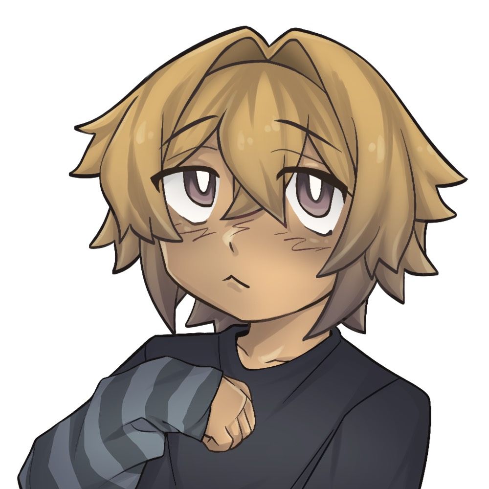 coloured bust up of my own original character, kurumi.
