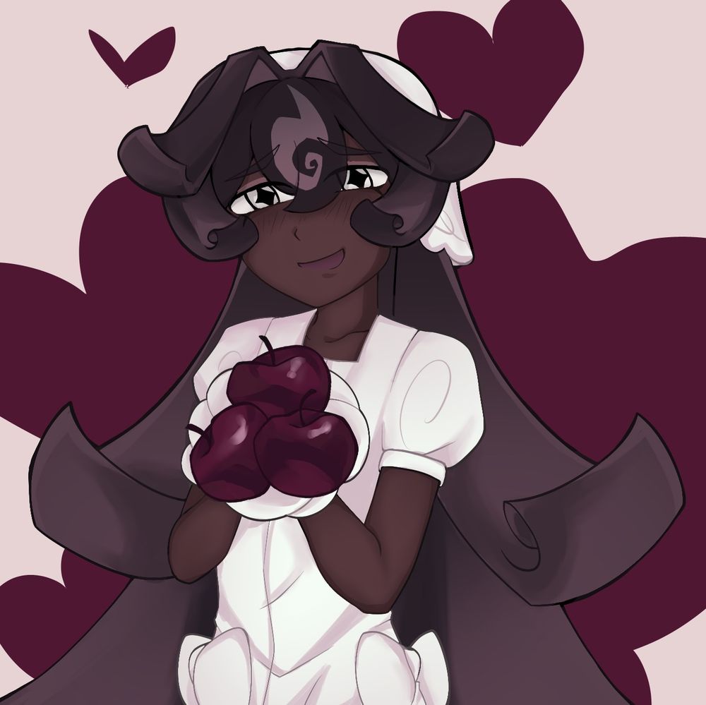 fan-art of black forest cookie from cookie run
