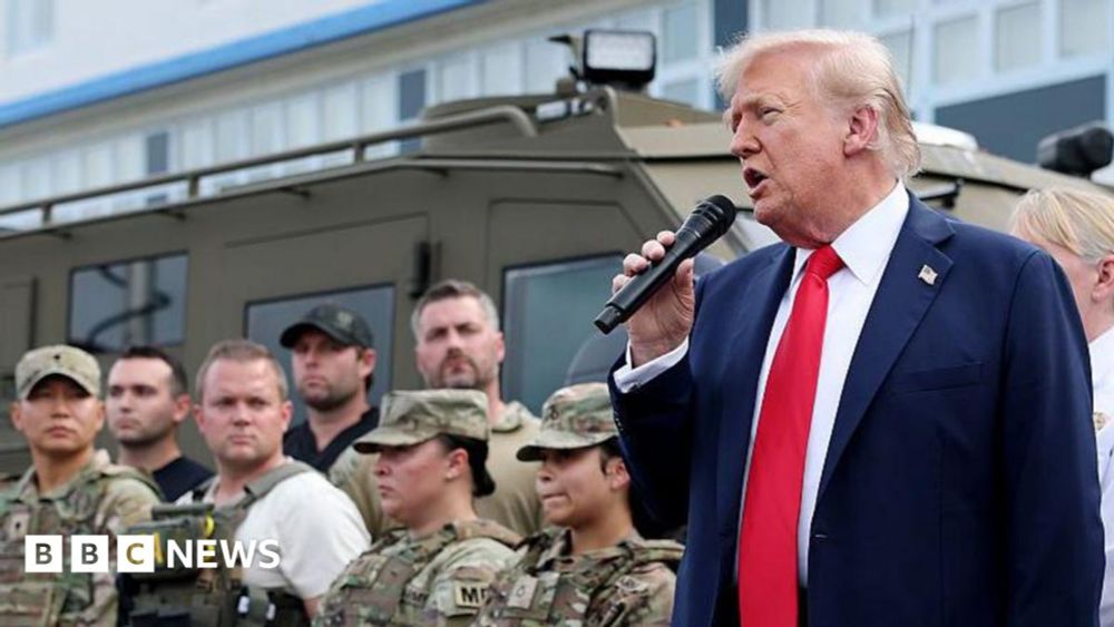 The president said on Friday that he's planning to send troops to Chicago as part of a crime crackdown in several US cities.