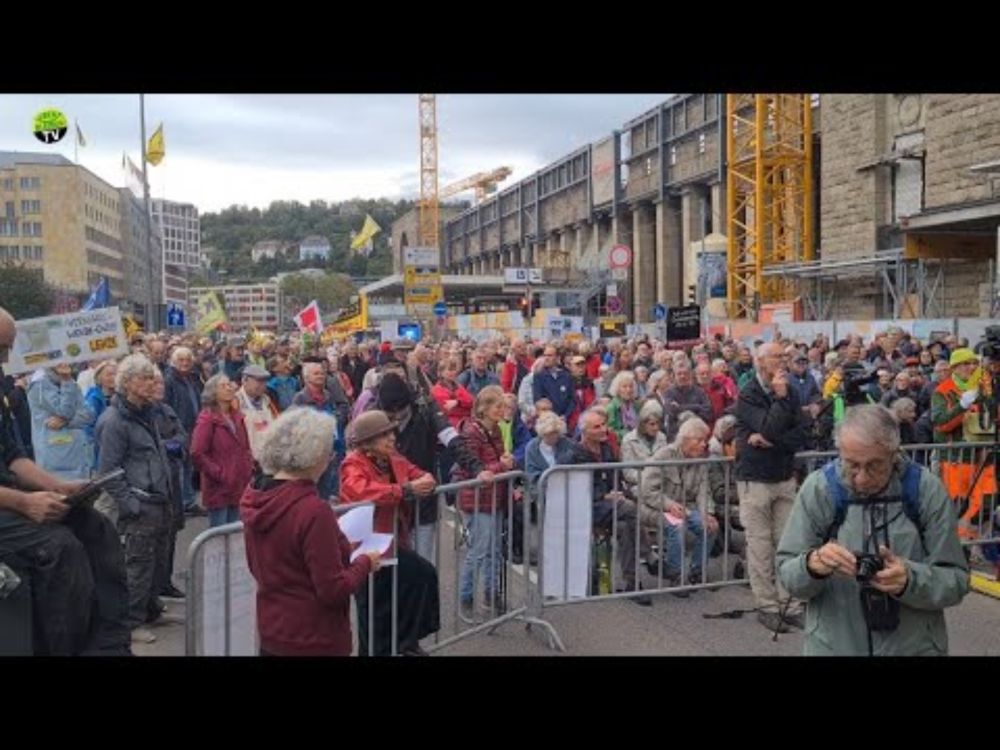 726. Montagsdemonstration gegen Stuttgart 21 (14 Jahre Schwarzer Donnerstag) am 23.9.2024