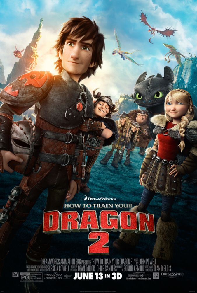 The poster for How to Train Your Dragon 2. A tragic missed opportunity