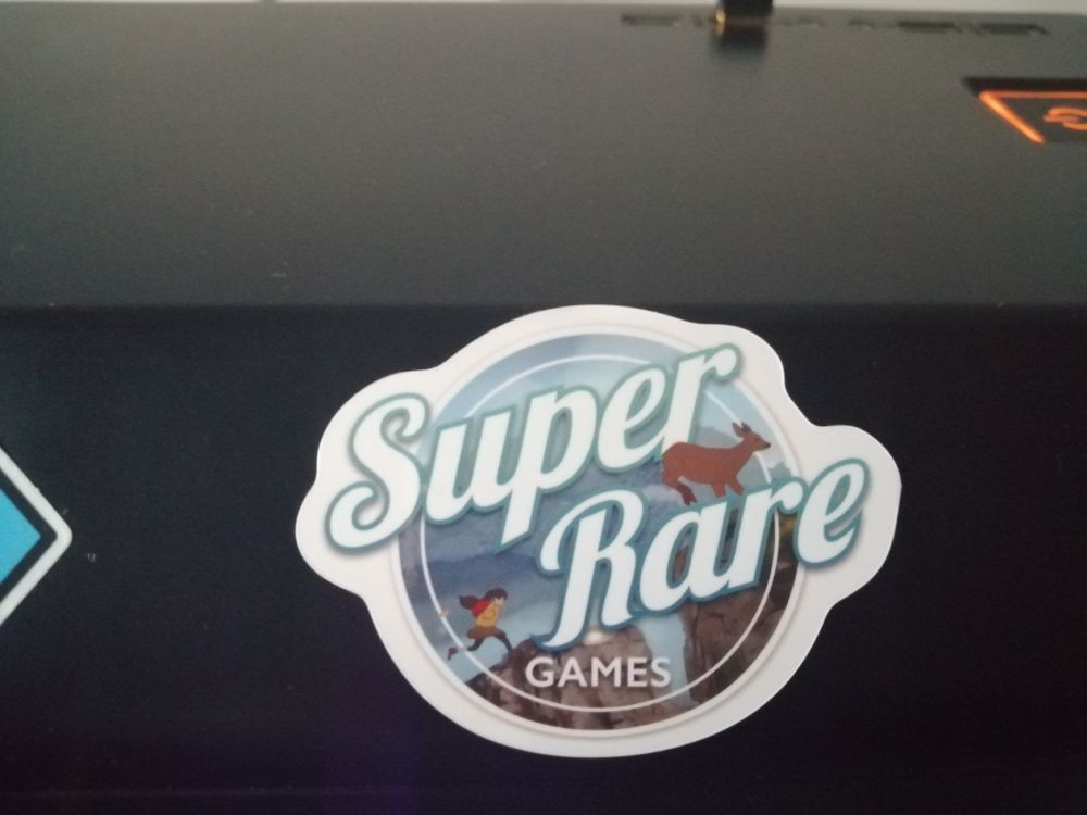The sticker sticking with the other stickers