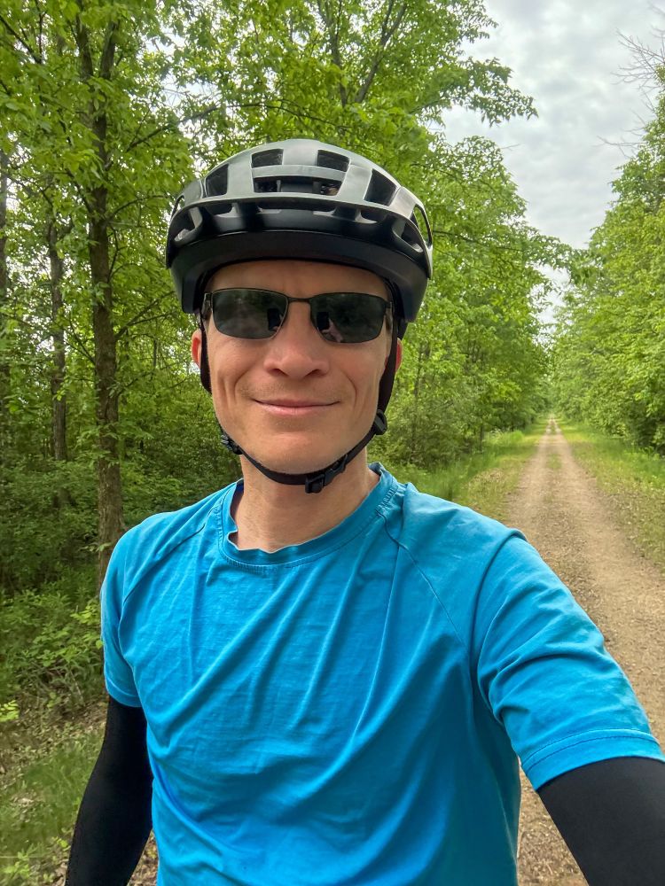 A selfie in the middle of one of my northern Michigan’s national forests. 