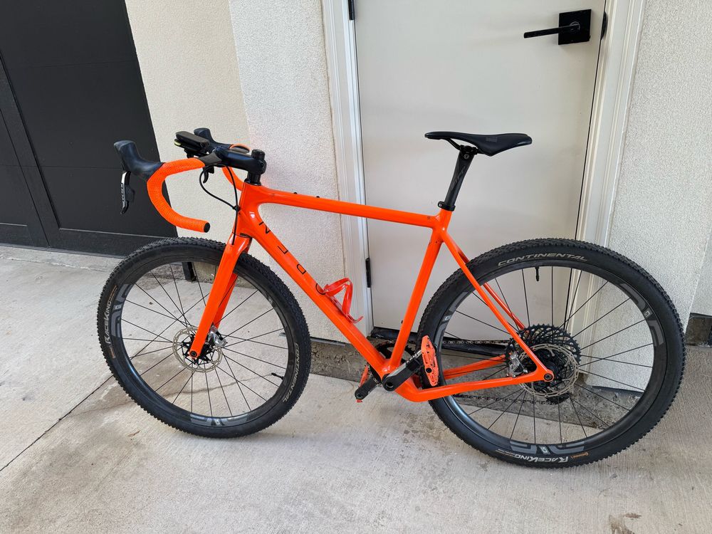 Orange Open WIDE gravel bike
