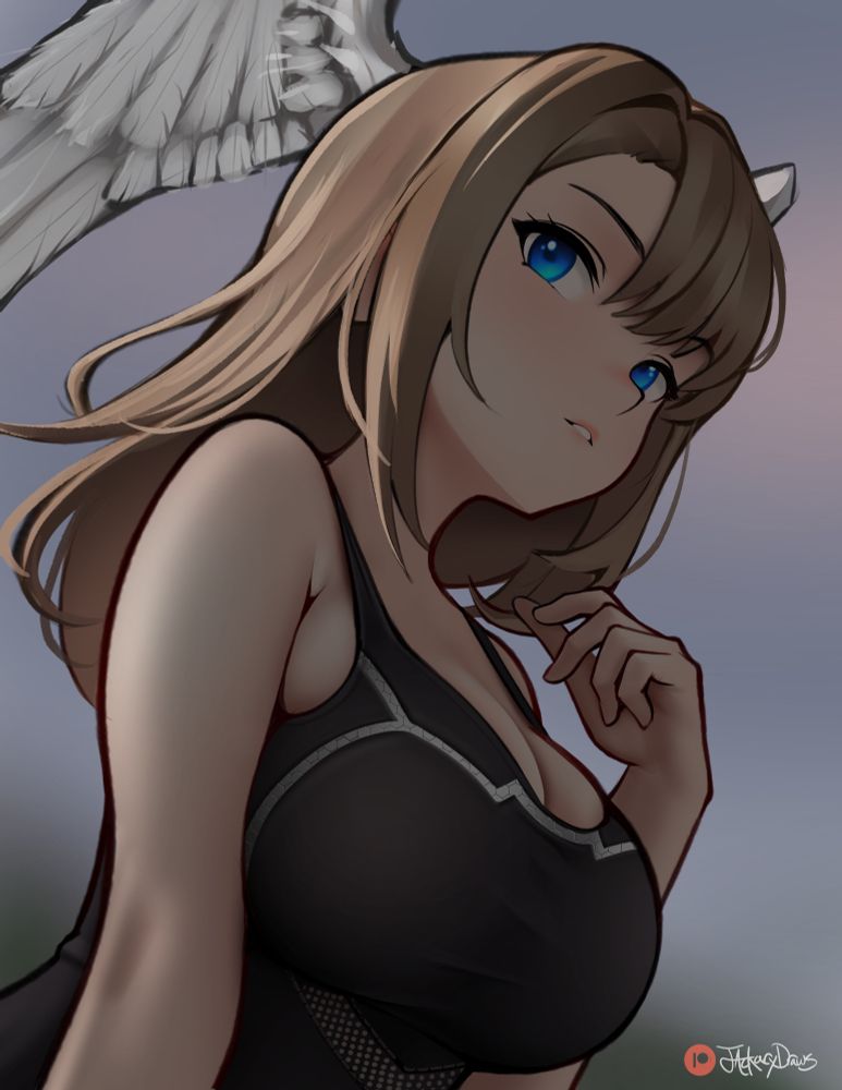 Artwork of Eunie from xenoblade chronicles 3 by the artist jackarydraws