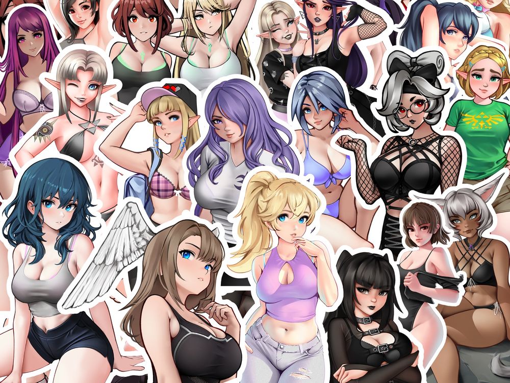 An assortment of stickers by jackary, discounted for an autumn sale