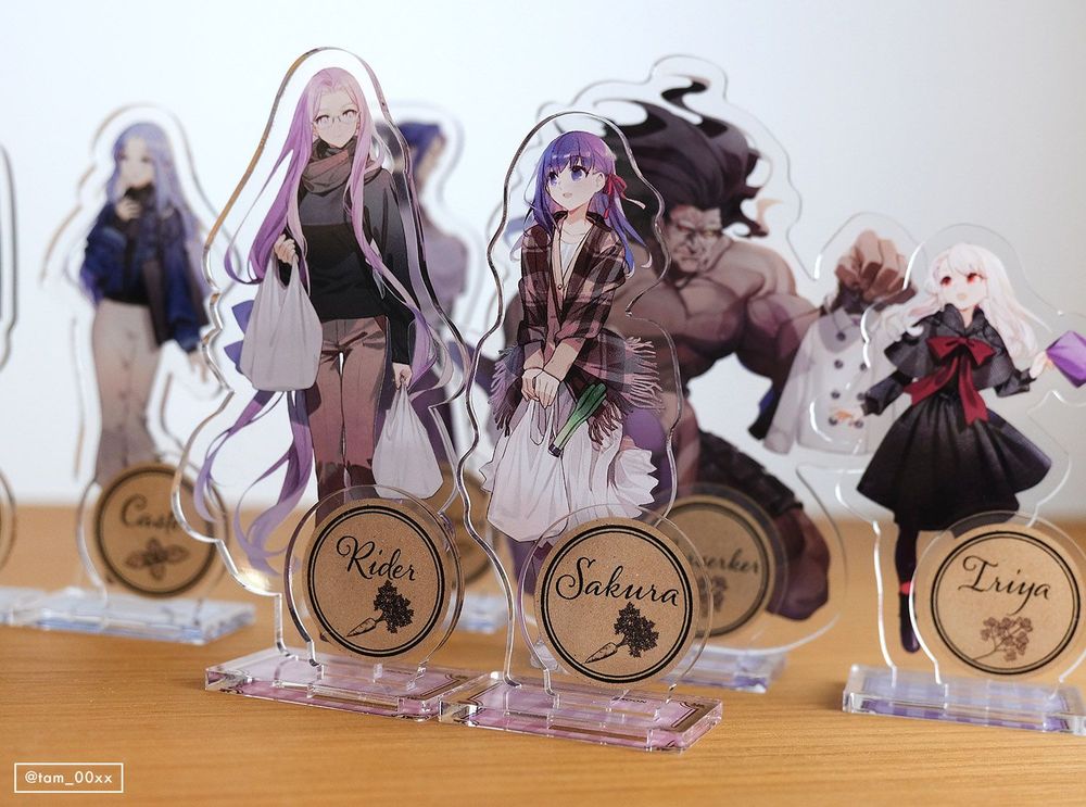 桜とライダーのアクリルスタンド