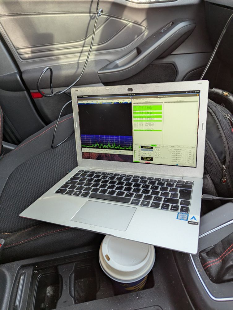 Laptop running WSJT-X