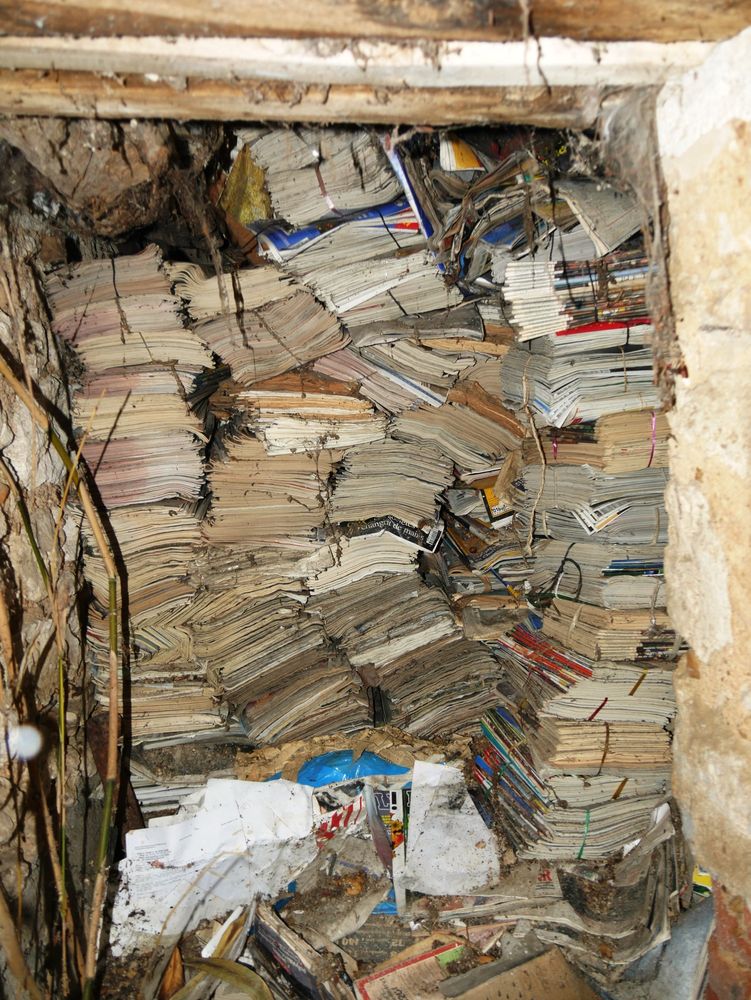 15 mètres cubes de journaux à emporter à la déchetterie