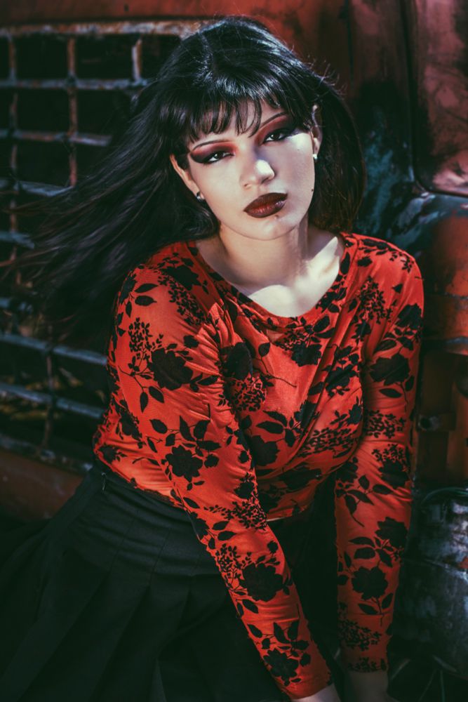 Grunge, Photoshoot, model, fashion, Asian, techno, makeup, Belize, photography