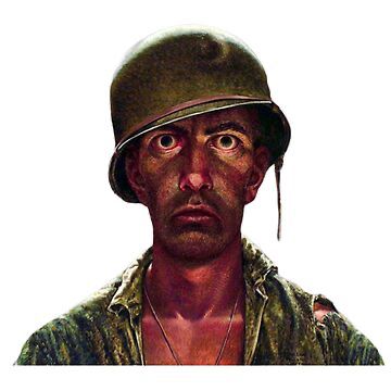 Traumatized soldier meme