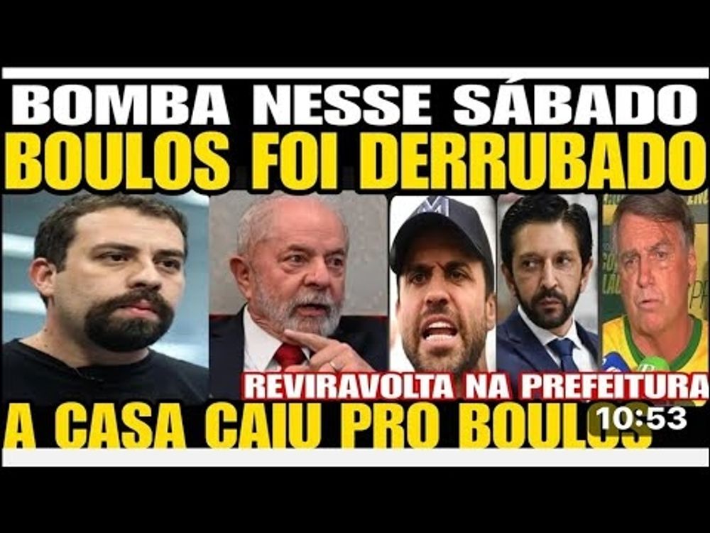 Bomba! BOULOS FOI DERRUBADO! A CASA CAIU! REVIRAVOLTA NA PREFEITURA! DECISÃO DA JUSTIÇA TRÊS CONDENA