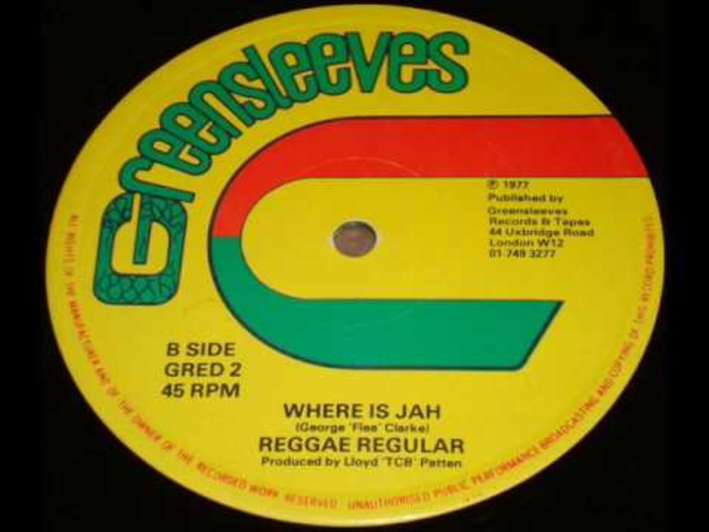 Reggae Regulars - Where Is Jah with 12" Extended Version