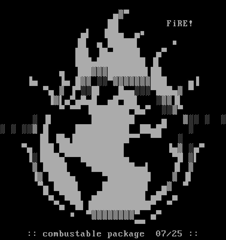 Burning globe file ID art