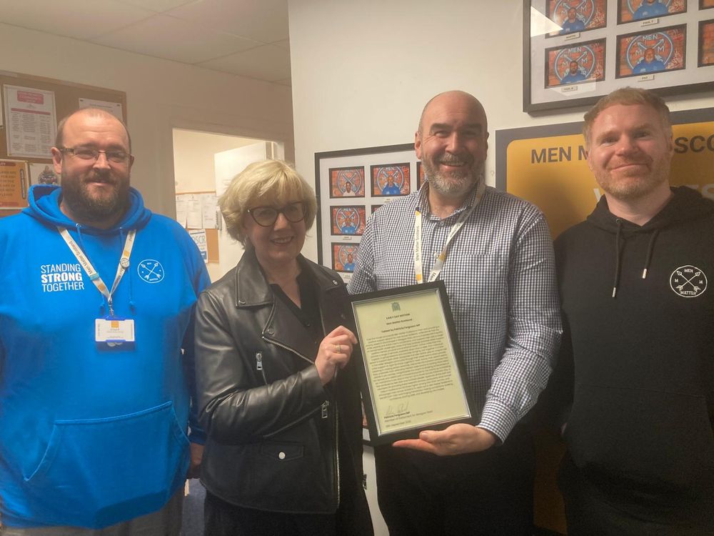 Patricia Ferguson MP & Men Matter Scotland. 