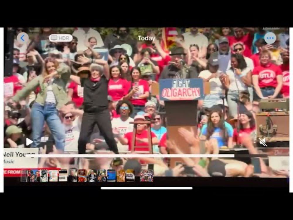 Joan Baez and Neil Young, The Oligarchy Tour ￼
