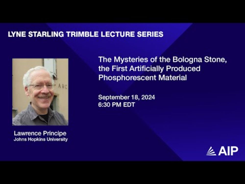 Lawrence Principe, "The Mysteries of the Bologna Stone"