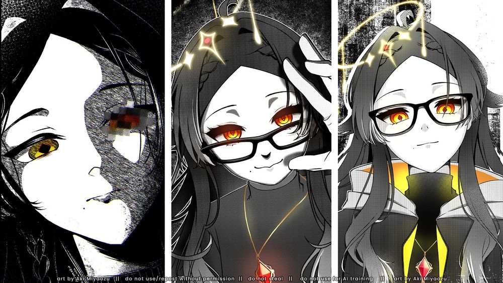 Manga-style artworks of the artist's OC.