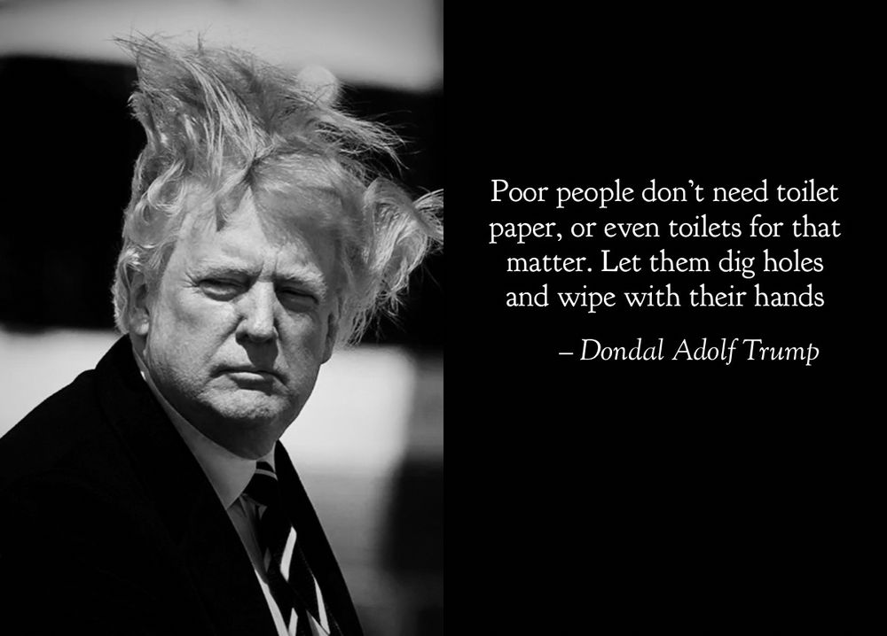 Poor people don't need toilet paper, or even toilets for that matter. Let them dig holes and wipe with their hands