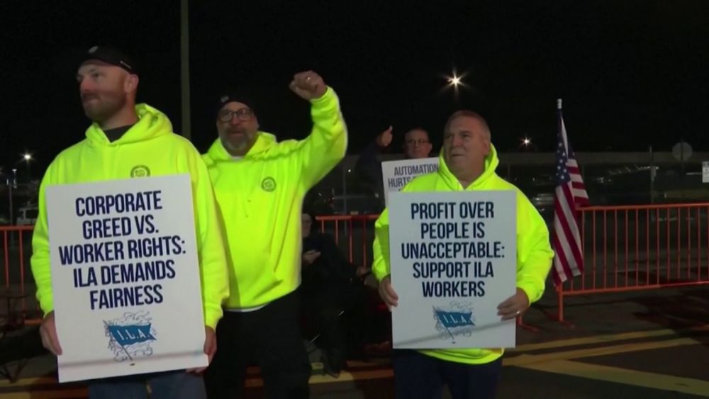 Dockworkers in Boston go on strike in move that could cause shortages this holiday season