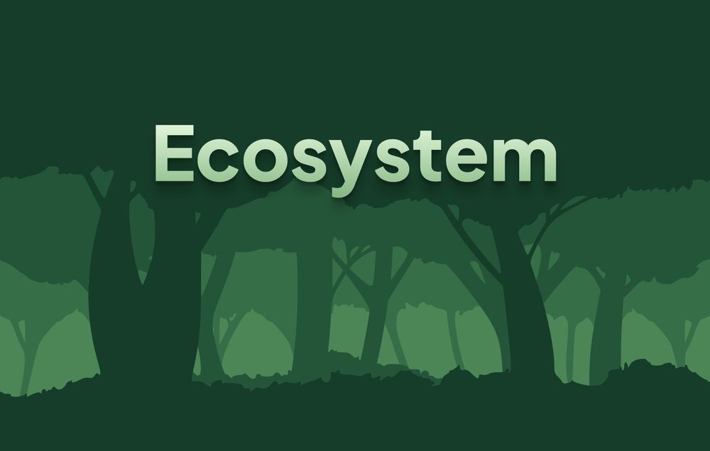 Banner of Ecosystem, the second book of Framework Field Guide. It has a forest backdrop with the title "Ecosystem" on top.