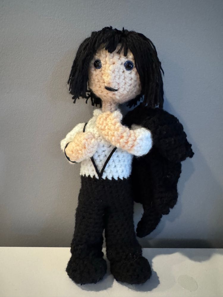 A crocheted Patti smith 