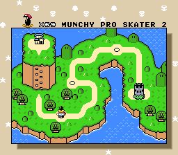 munchy overworld, now with a 100% less miscolored tiles like in day of the muncher