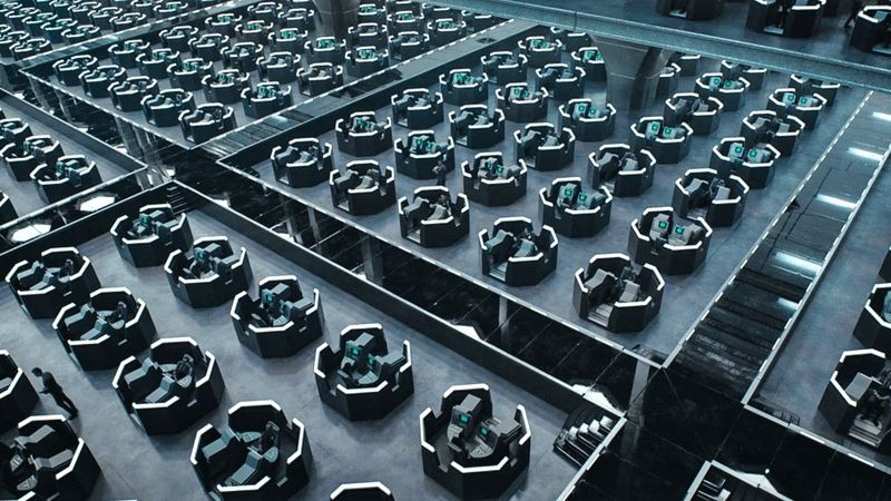 Endless work pods in the Bureau of Standards office from Andor.