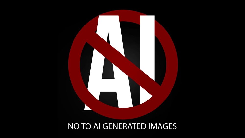 No AI, NO to AI generated Images 