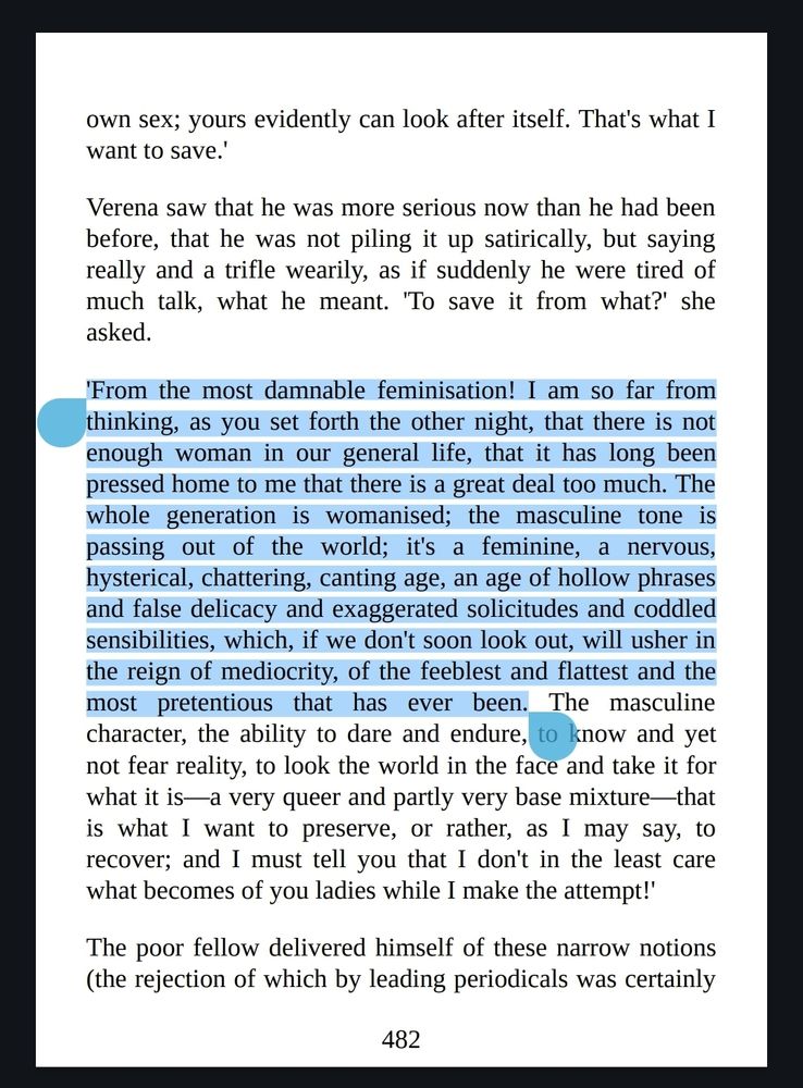 A page from Henry James' The Bostonians (1886).