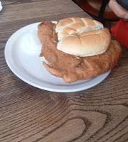 Pork brain sandwich.