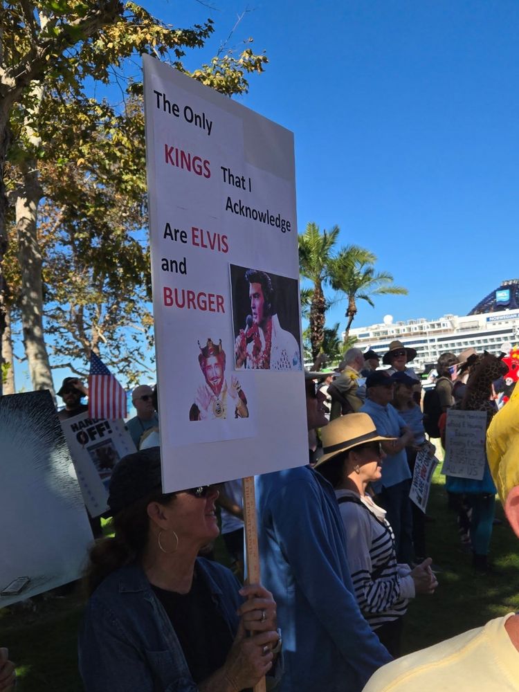 "The only KINGS that I acknowledge are ELVIS and BURGER"